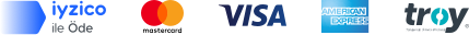 iyzico ile Öde - Visa - Mastercard - American Express - Troy